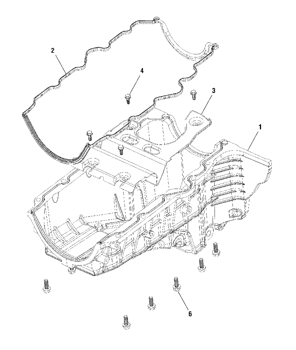 Engine Service Parts - Oil Pan Diagram and Parts List for 076138-00  Briggs and Stratton Generator